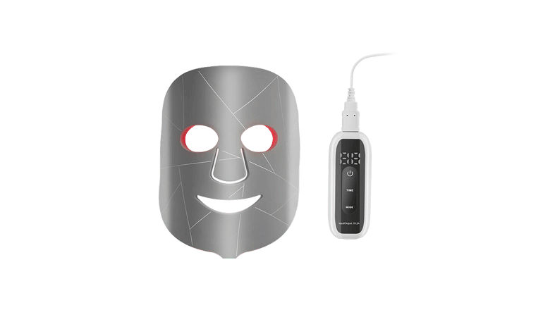 Máscara facial con terapia de luz roja LED